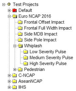 screen X Crash test data administration 250